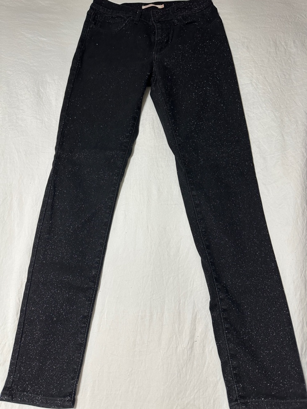 Levi's Black Sparkle Skinny Jeans for Women